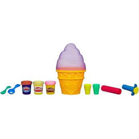 Μεγάλο χωνάκι παγωτού! Play-Doh