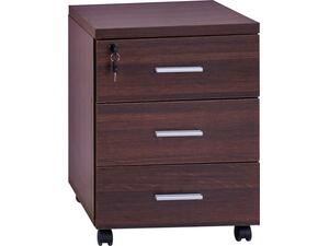 Συρταριέρα γραφείου 3 συρτάρια Vance 40x40x55Υ Wenge HM2048.12 (Wenge)