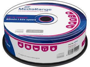CD-R Media Range 700mb 52x πομπίνα (25 τεμαχίων) MR201