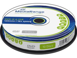 DVD-R Media Range Spindle 10 Τεμαχια 4.7Gb16X