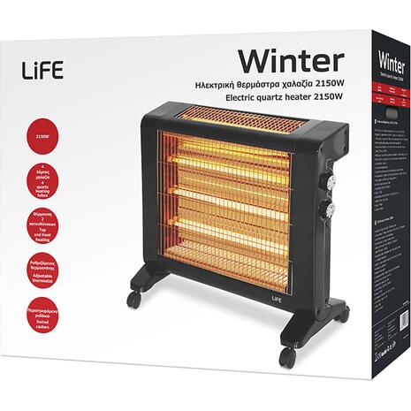 Ηλεκτρική θερμάστρα χαλαζία Life 2150W (221-0336)