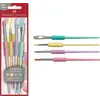 Σετ επαγγελματικά πινέλα Faber Castell σε παστελ χρώματα (σετ 4 τεμαχίων)