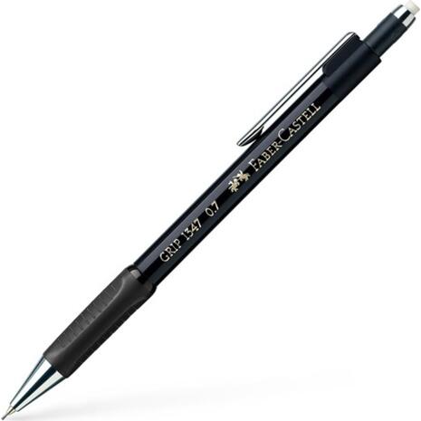 Μηχανικό μολύβι Faber Castell Grip 1347 0.7mm κλασικό μαύρο Urban (Μαύρο)