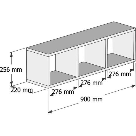 Γραφείο και ραφιέρα τοίχου λευκό HM11621.01 (σετ 2 τεμαχίων) (Λευκό)