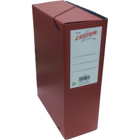 Κουτί αρχειοθέτησης με λάστιχο LEIZER Fiber 25x35x11cm KFL μπορντό