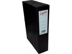 Κουτί αρχειοθέτησης με λάστιχο LEIZER Fiber 25x35x8cm KFL μαύρο