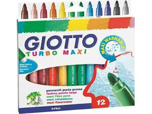 Μαρκαδόροι ζωγραφικής GIOTTO  turbo maxi (12 τεμάχια)