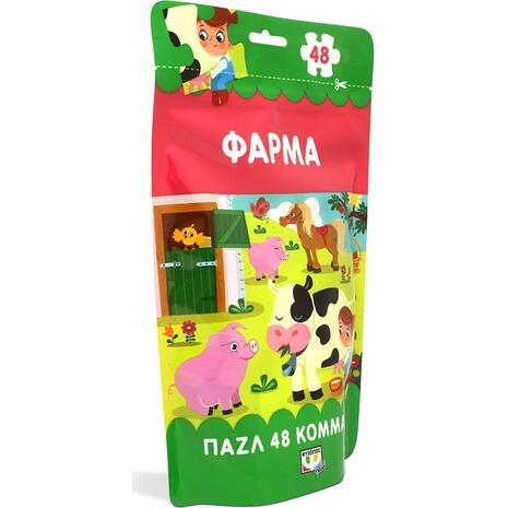 Παζλ Φάρμα 48 τεμαχίων - Ανακάλυψε Πάζλ με ποικίλα θέματα και εντυπωσιακή τεχνοτροπία για ενήλικες και παιδιά από το Oikonomou-shop.gr.
