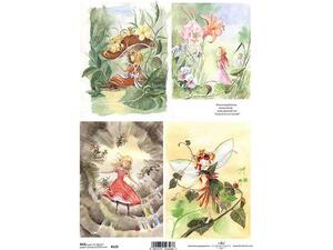 Ριζόχαρτο  για Decoupage Next "fairies" 21x29εκ. (ITD-R129) (1 τεμάχιο) - Ανακάλυψε όλα τα είδη που χρειάζεσαι για την αγαπημένη σου τεχνική Decoupage από το Oikonomou-shop.gr.