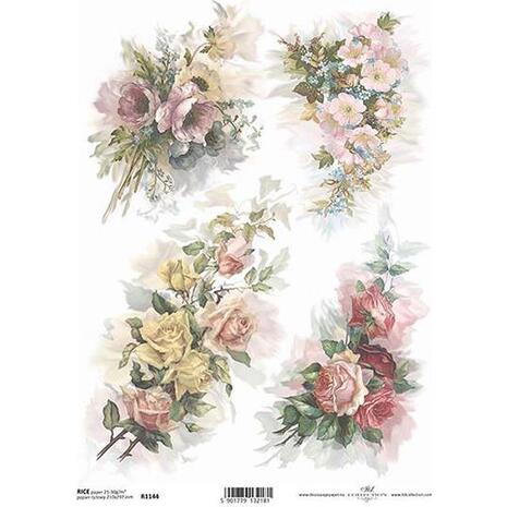 Ριζόχαρτο για Decoupage Next "bouquet" 21x29εκ. (ITD-R1144) (1 τεμάχιο) - Ανακάλυψε όλα τα είδη που χρειάζεσαι για την αγαπημένη σου τεχνική Decoupage από το Oikonomou-shop.gr.