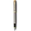 Σετ κασετίνα δώρου Parker I.M Core Brush Metal GT FPen M