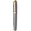 Σετ κασετίνα δώρου Parker I.M Core Brush Metal GT FPen M