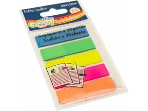 Σελιδοδείκτες GROOVY Neon 44x12mm 5x25 φύλλα σε διάφορα χρώματα