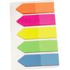 Σελιδοδείκτες Groovy Neon 44x12mm 5x25 φύλλα "βέλος" σε διάφορα χρώματα
