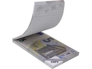 Μπλοκ σημειώσεων 'Money Notes' των 5€ κολλητό 50 φύλλων