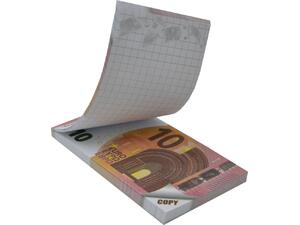 Μπλοκ σημειώσεων 'Money Notes' των 10€ κολλητό 50 φύλλων