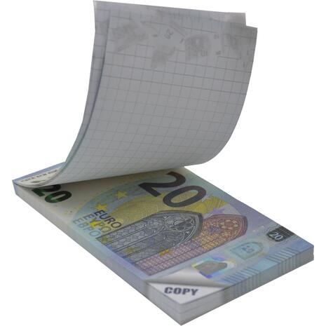 Μπλοκ σημειώσεων 'Money Notes' των 20€ κολλητό 50 φύλλων