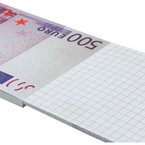 Μπλοκ σημειώσεων 'Money Notes' των 500€ κολλητό 50 φύλλων