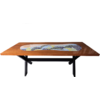 Τραπέζι ξύλινο "Φοίνικες" 200 x 80 cm (EGP12) (Διάφορα χρώματα)