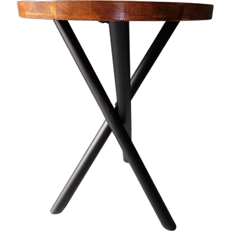 Τραπέζι ξύλινο "Φρούτα" στρογγυλό Φ60cm (EGP2) (Διάφορα χρώματα)