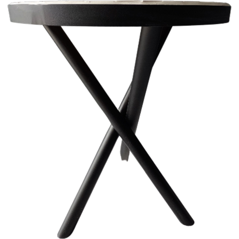 Τραπέζι με ψηφίδες "Τοπίο" στρογγυλό 60cm (EGP5) (Διάφορα χρώματα)