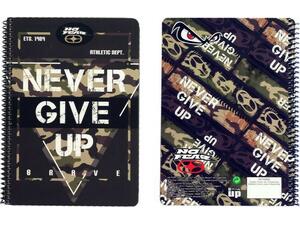 Τετράδιο σπιράλ BMU No Fear Never Give Up Amour Skulls 2 θεμάτων 17x25cm 140 σελίδες διάφορα σχέδια - Ανακάλυψε Τετράδια σχολικά για μαθητές και φοιτητές, για το γραφείο ή το σπίτι με εντυπωσιακά εξώφυλλα για να κερδίσεις τις εντυπώσεις.