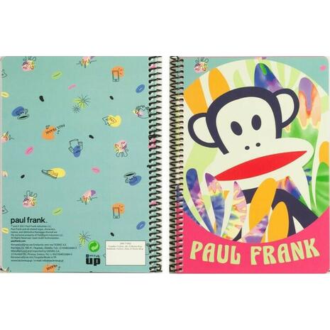 Τετράδιο σπιράλ BMU Paul Frank Sweet Sounds 2 θεμάτων 17x25cm σε διάφορα σχέδια (346-71402) - Ανακάλυψε Τετράδια σχολικά για μαθητές και φοιτητές, για το γραφείο ή το σπίτι με εντυπωσιακά εξώφυλλα για να κερδίσεις τις εντυπώσεις.