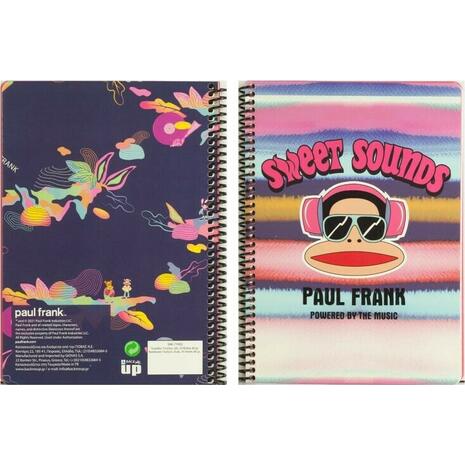 Τετράδιο σπιράλ BMU Paul Frank Sweet Sounds 2 θεμάτων 17x25cm σε διάφορα σχέδια (346-71402) - Ανακάλυψε Τετράδια σχολικά για μαθητές και φοιτητές, για το γραφείο ή το σπίτι με εντυπωσιακά εξώφυλλα για να κερδίσεις τις εντυπώσεις.