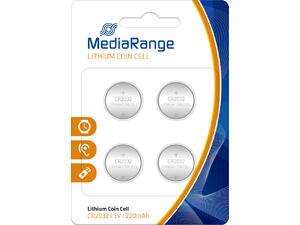 Μπαταρία Λιθίου MediaRange Coin Cells CR2032 3V (4 Pack) (MRBAT132)