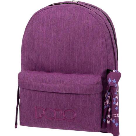 Σακίδιο πλάτης 2+1 θέσεων POLO Original Double Scarf Violet - Βιολετί (9-01-235-4600 2023) - Ανακάλυψε επώνυμες Σχολικές Τσάντες Πλάτης κορυφαίων brands από το Oikonomou-Shop.gr.