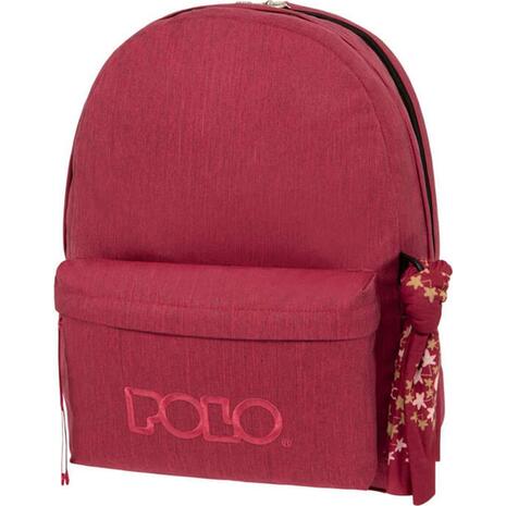 Σακίδιο πλάτης 2+1 θέσεων POLO Original Double Scarf Pomegranade - Ροδί (9-01-235-4200 2023) - Ανακάλυψε επώνυμες Σχολικές Τσάντες Πλάτης κορυφαίων brands από το Oikonomou-Shop.gr.