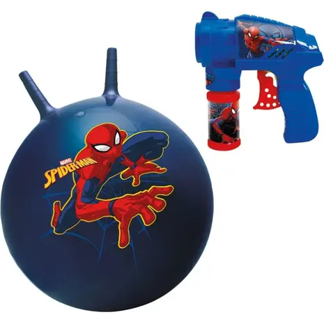 Λαμπάδα - Bubble Gun Spiderman και μπάλα Boing Boing