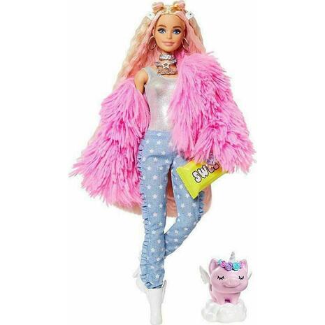 Barbie Extra Fluffy Pink Jacket (GRN28)