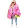 Barbie Extra Fluffy Pink Jacket (GRN28)