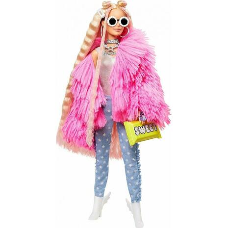 Barbie Extra Fluffy Pink Jacket (GRN28)