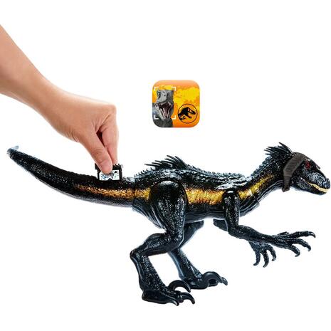 Δεινόσαυρος Jurassic World Track N Attack Indoraptor Με Φώτα, Ήχους Kαι Λειτουργίες Επίθεσης (HKY11)