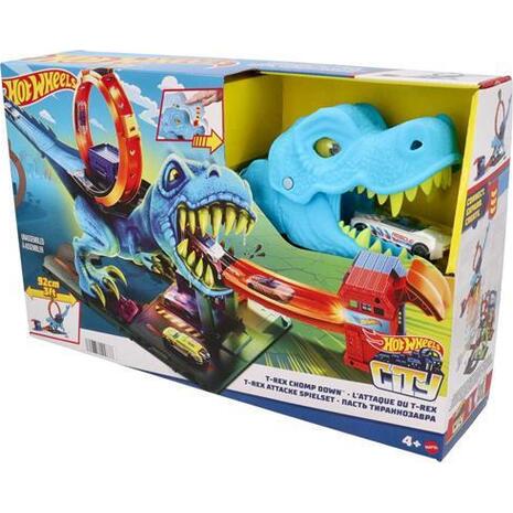 Πίστα Hot Wheels City T-Rex Chomp Down (HKX42)