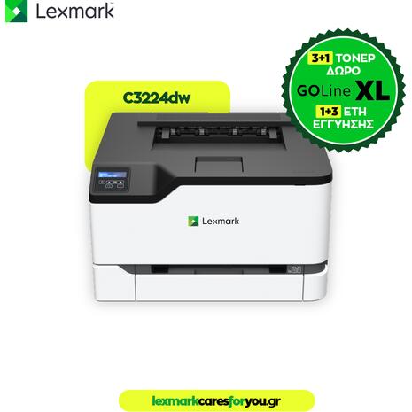 Εκτυπωτής Lexmark C3224dw Laser Έγχρωμoς 40N9100