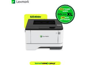 Εκτυπωτής LEXMARK LASER ασπρόμαυρος BW B3340dw