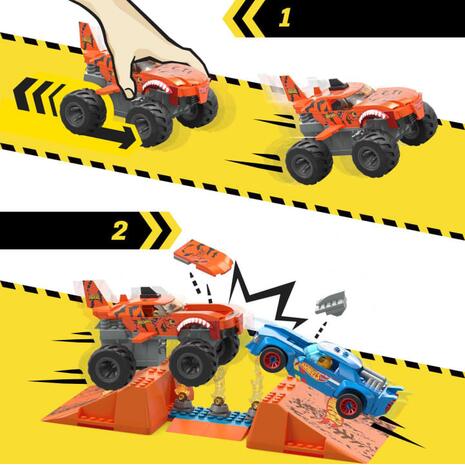 Αυτοκινητάκι Hot Wheels Smash N Crash Tiger Shark (HKF88)