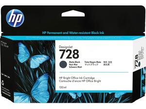Μελάνι εκτυπωτή HP 728 130-ml Matte Black DesignJet Ink Cartridge 3WX25A