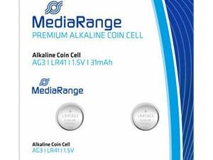 Μπαταρίες αλκαλικές MediaRange Premium Coin Cells AG3 1.5V LR41 (συσκευασία 2 τεμαχίων) MRBAT117