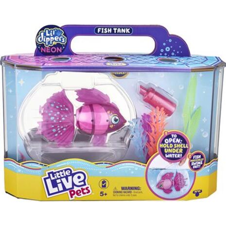 Ενυδρείο με ηλεκτρονικό ψαράκι Little Live Pets S3 Aquaritos (LP103000)