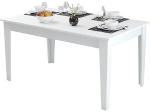 ΤΡΑΠΕΖΙ ΤΡΑΠΕΖΑΡΙΑΣ STANDARD HM9507.06 ΜΕΛΑΜΙΝΗ ΛΕΥΚΗ ΜΕ ΑΠΟΘΗΚ.ΧΩΡΟ 145x88x75Yεκ.