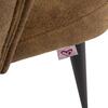 ΚΑΝΑΠΕΣ 2-ΘΕΣΙΟΣ ΕΠΑΓΓΕΛ. CARLOS HM9273.19 ΧΡΥΣΟ Τ.NUBUCK-ΞΥΛΙΝΑ ΠΟΔΙΑ 119x60x84Υεκ.