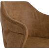 ΠΟΛΥΘΡΟΝΑ ΕΠΑΓΓΕΛΜΑΤΙΚΗ THERESA HM9263.19 Τ.NUBUCK ΧΡΥΣΗ ΞΥΛΙΝΗ 56x60x84Υεκ. (Διάφορα χρώματα)