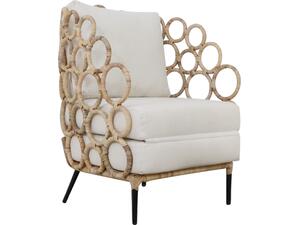 ΠΟΛΥΘΡΟΝΑ RINGER HM9341 ΑΠΟ RATTAN-ΜΕΤΑΛΛΟ ΦΥΣΙΚΟ ΧΡΩΜΑ 65x69x86Y εκ. (Διάφορα χρώματα)