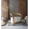 ΠΟΛΥΘΡΟΝΑ DUCHESS ΑΠΟ RATTAN ΦΥΣΙΚΟ-ΕΚΡΟΥ ΜΑΞΙΛΑΡΙ HM9478 81x59x70Y εκ.