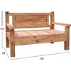 ΠΑΓΚΑΚΙ 3ΘΕΣΙΟ THREEWAY HM9454.01 ΑΝΑΚΥΚΛΩΜΕΝΑ ΞΥΛΑ ΜΙΧ 159,5x80x100Υεκ.