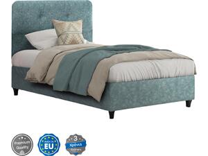 ΚΡΕΒΑΤΙ DOLORES ΑΠΟ ΥΦΑΣΜΑ LIGHT GREEN HM649.27 ΓΙΑ ΣΤΡΩΜΑ 90x200 εκ.